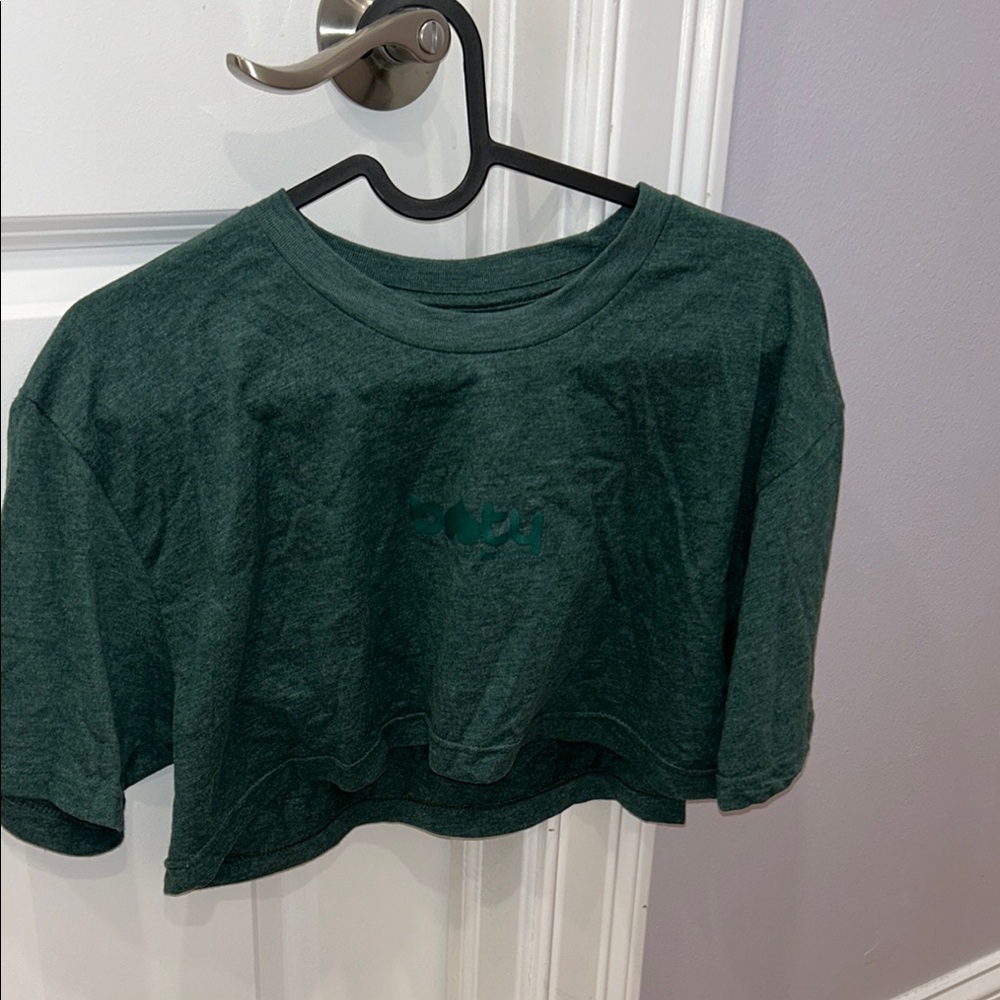 Booty by Brabants Green Boxy Crop T-Shirt